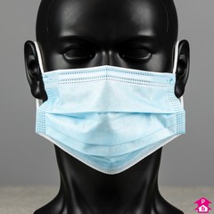 Disposable Face Mask (with elasticated ear loops)