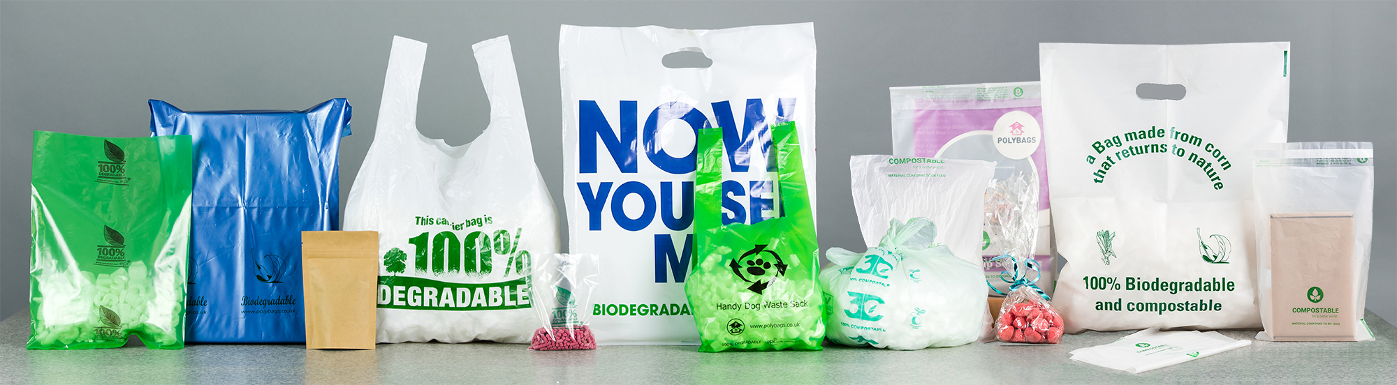 Compostable vs degradable and biodegradable bags