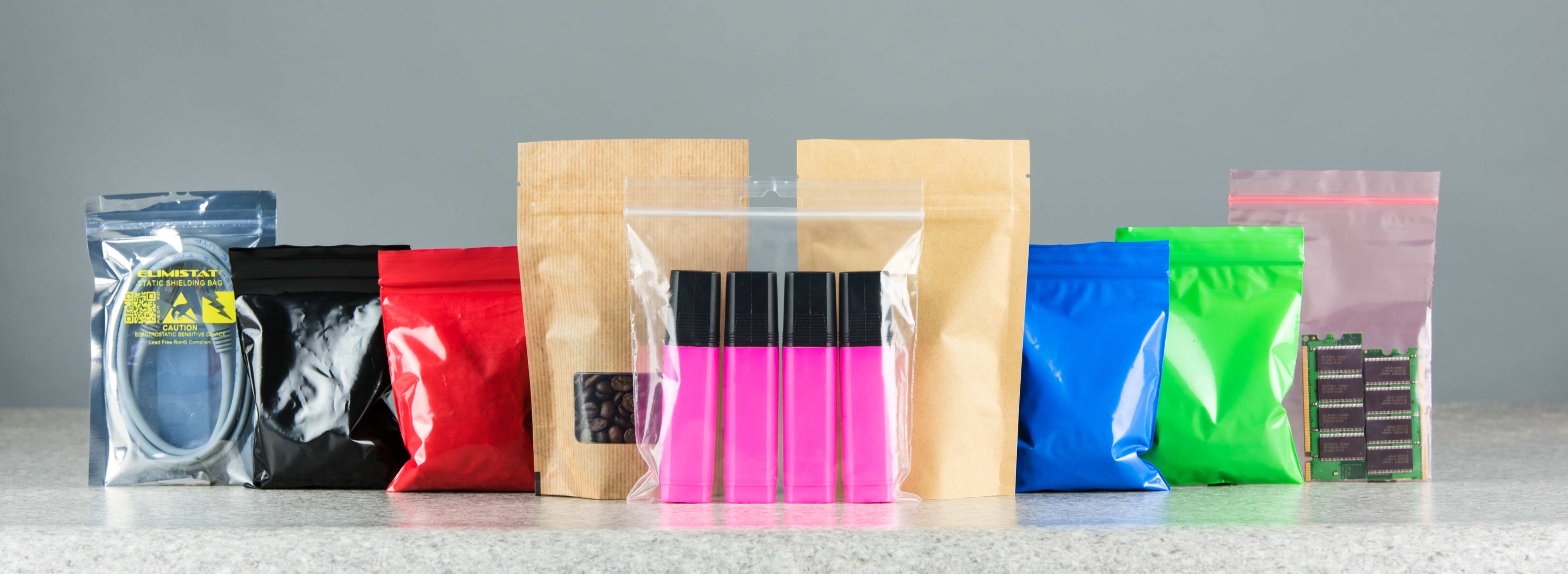 5X7 Inches: Transparent Plastic Packing Bags Adhesive Plastic Poly Bag