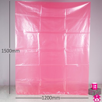 Pink Antistatic Bags Grip Seal, ESD Packaging
