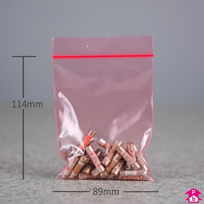 Pink Antistatic Bags (Grip Seal)