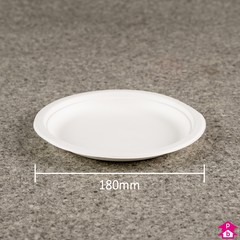 Bagasse 7" Plate - 180mm diameter