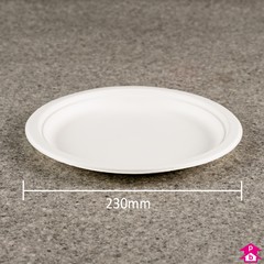 Bagasse 9" Plate - 230mm diameter