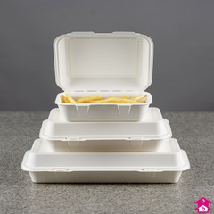 Bagasse Clamshell Boxes