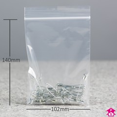 Clear Grip Seal Bag - Small