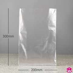 Clear Polybag (30% Recycled) - 200mm x 300mm x 40 micron (8