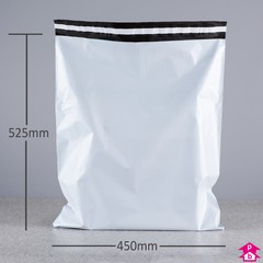 Co-Ex Mailing Sack - Large - 450mm wide x 525mm long, 50 micron thickness