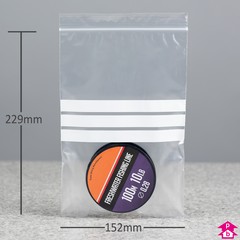 Grip Seal Bag with Write-On Panels - C5