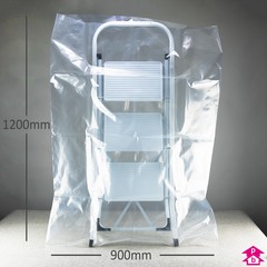 Heavy Duty PriceBuster Clear Bag - Extra Large - 900mm wide x 1200mm long x 100 micron thickness