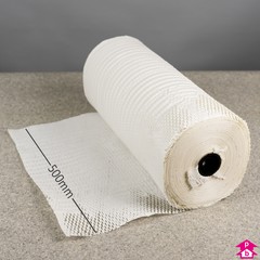 Hexa Paper Roll - White (500mm wide x 250m long, extending to 400m long (12kg). 100gsm.)