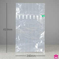 Inflatable Protective Bag (Bottle size) (Uninflated: 240mm wide x 410mm long. (For 1 litre bottle, etc).)
