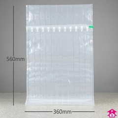 Inflatable Protective Bag (Large bottle size) (Uninflated: 360mm wide x 560mm long. (For 1.5 litres bottle, etc).)