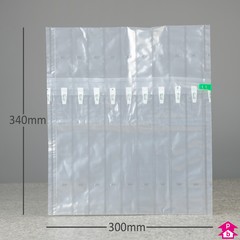 Inflatable Protective Bag (Small bottle size) (Uninflated: 300mm wide x 340mm long. (For 75cl bottle, camera lenses, etc).)