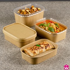 Kraft Paper Food Containers