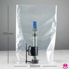 Medium Duty PriceBuster Clear Bag - Medium - 300mm wide x 450mm long x 47 micron thickness