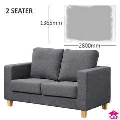 Polythene Sofa Cover - 2-Seater Sofa - 2800mm x 1365mm x 62.5 micron thickness