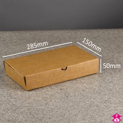 Takeaway Box - Fish & Chips (2.1 litre) - 285mm long x 150mm wide x 50mm high, 2.1-litre capacity