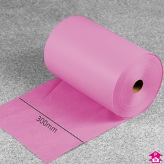 Tissue Paper Roll - Pink - 300mm wide by 840 metres long (5kg roll). 18gsm.